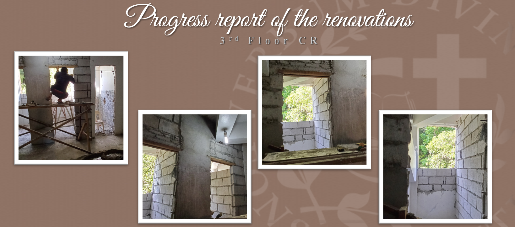 Progress report on the Renovations (3rd Floor CR)